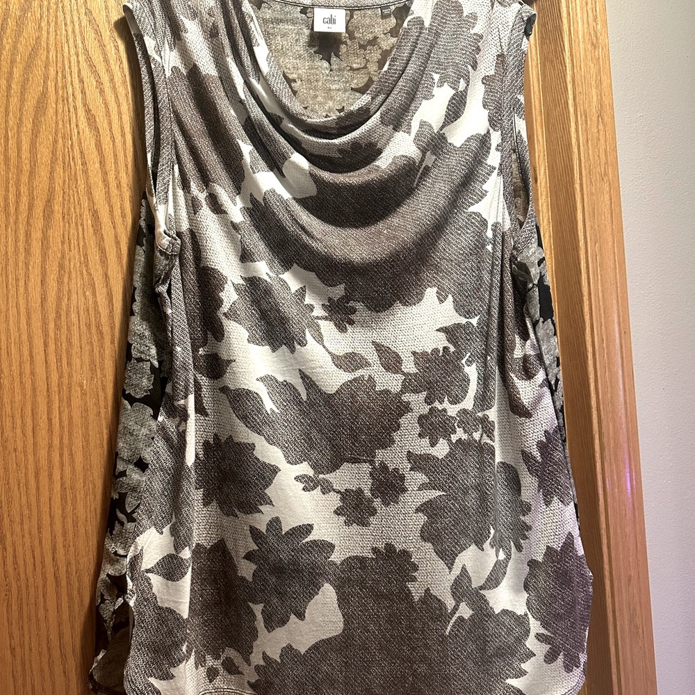 Cabi cowl neck sleeveless tank